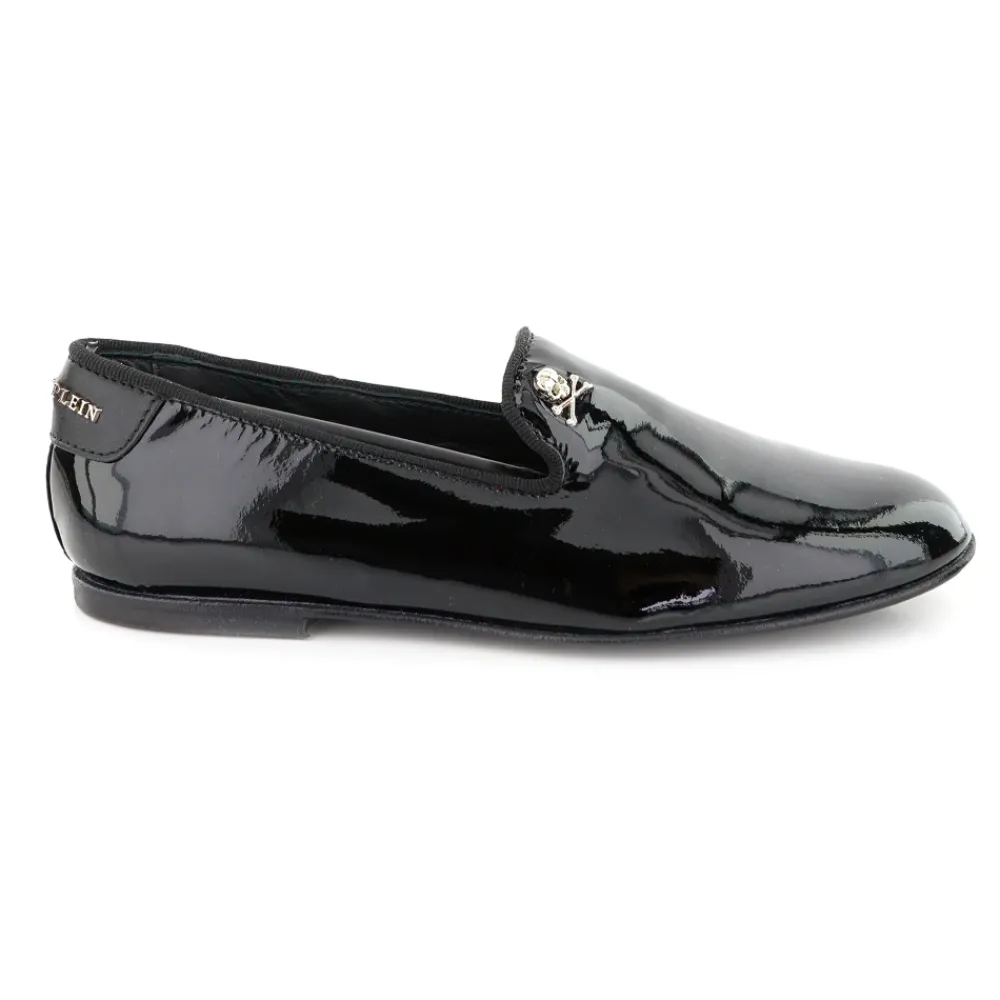 Philipp Plein Loafers Patent Skull