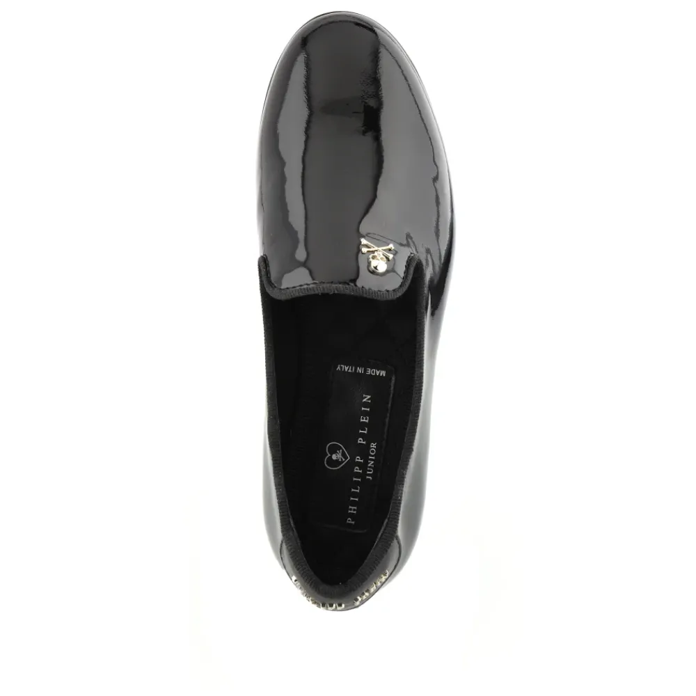 Philipp Plein Loafers Patent Skull