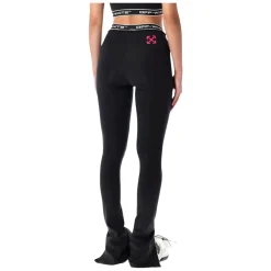 DAMES Off White Logo Band Leggings