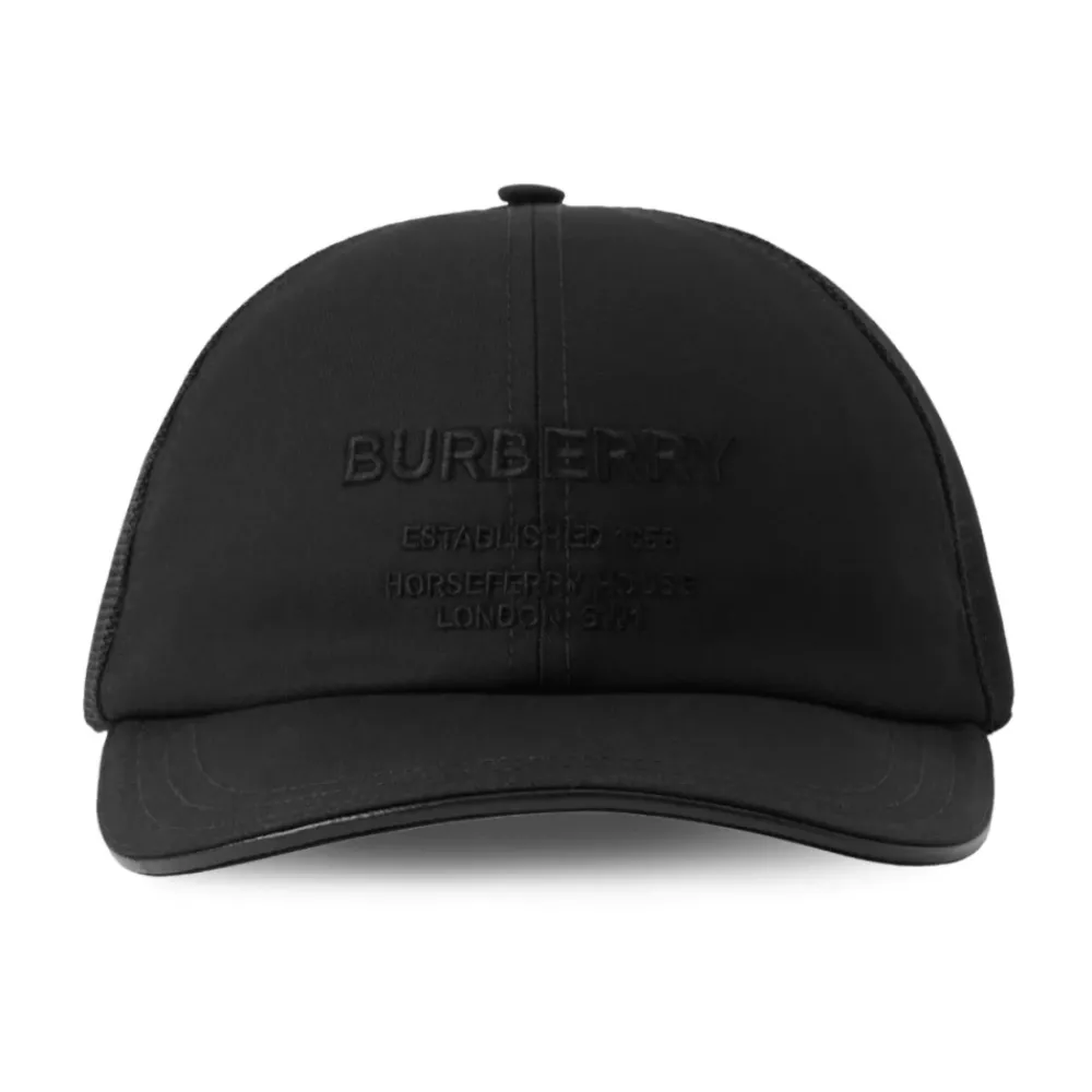 Heren Burberry Logo Baseball Cap 100% Katoen