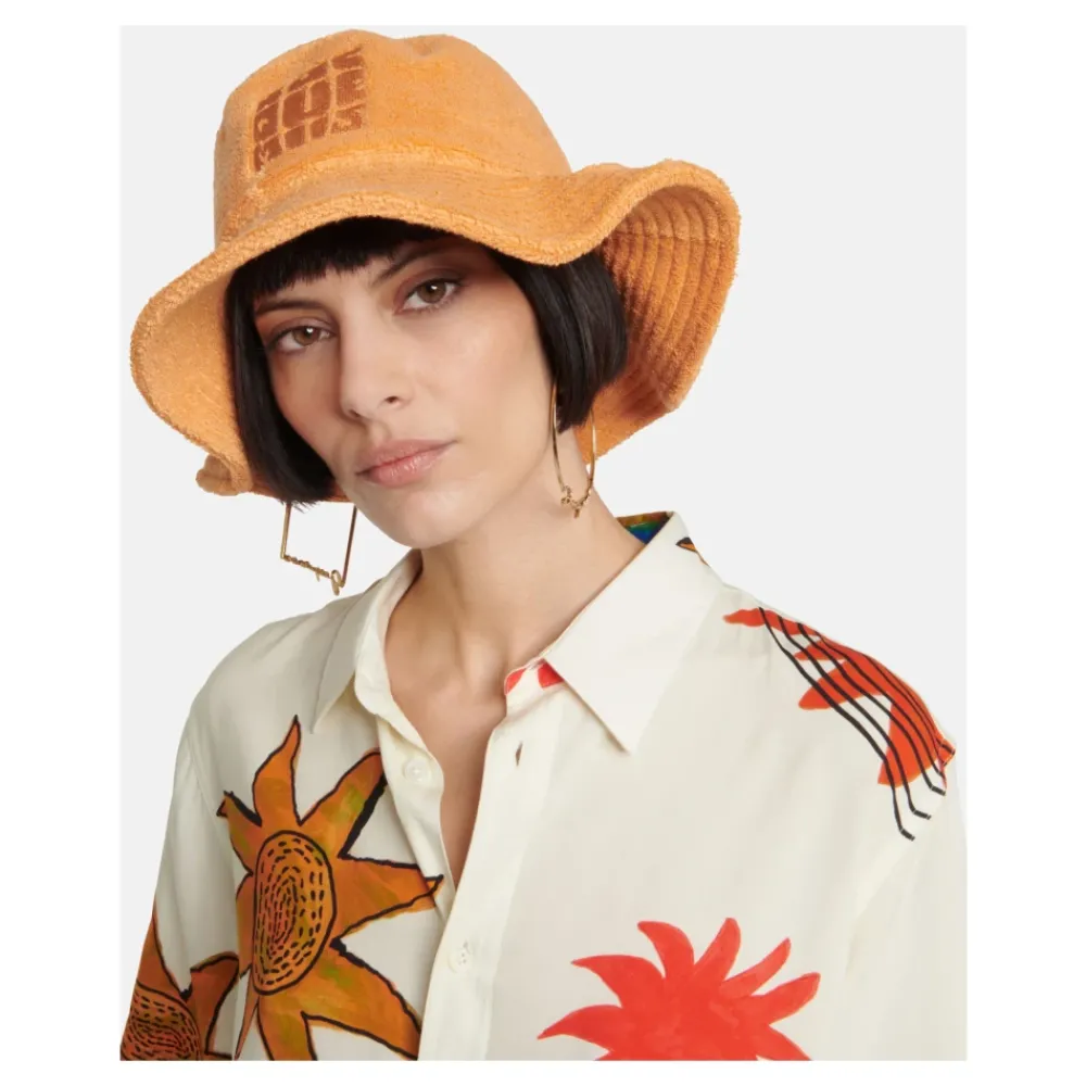 DAMES Jacquemus Hoeden^Logo Bucket Hat