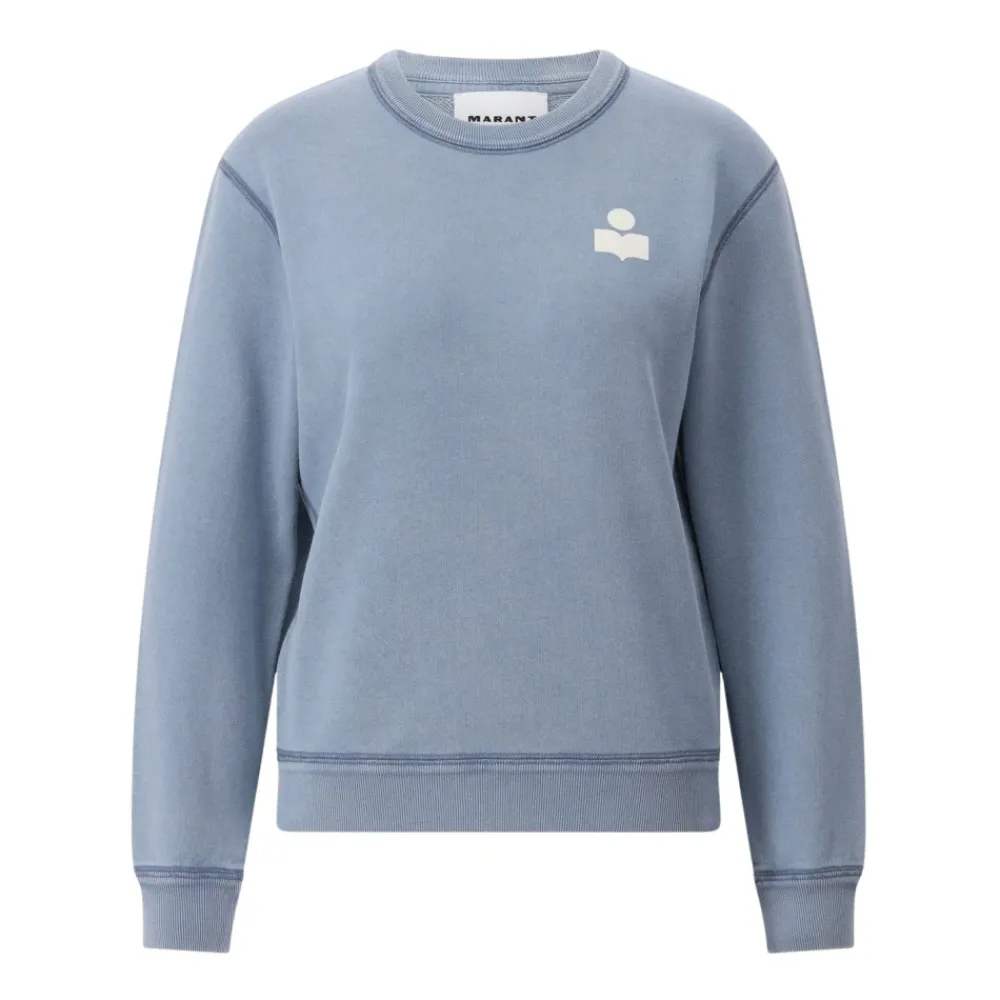 DAMES Isabel Marant Truien & Vesten^Logo Detail Sweatshirt Casual Comfort
