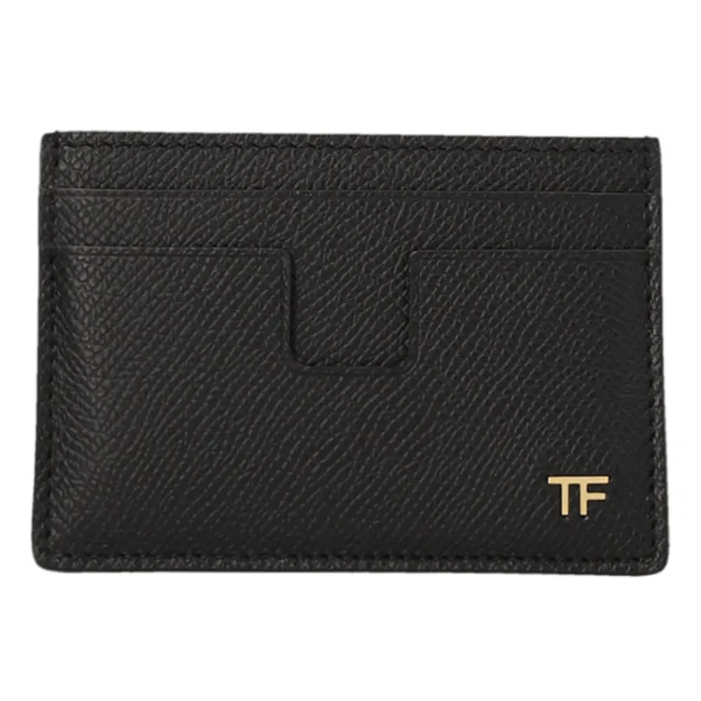 Heren Tom Ford Logo Detail Leren Kaarthouder