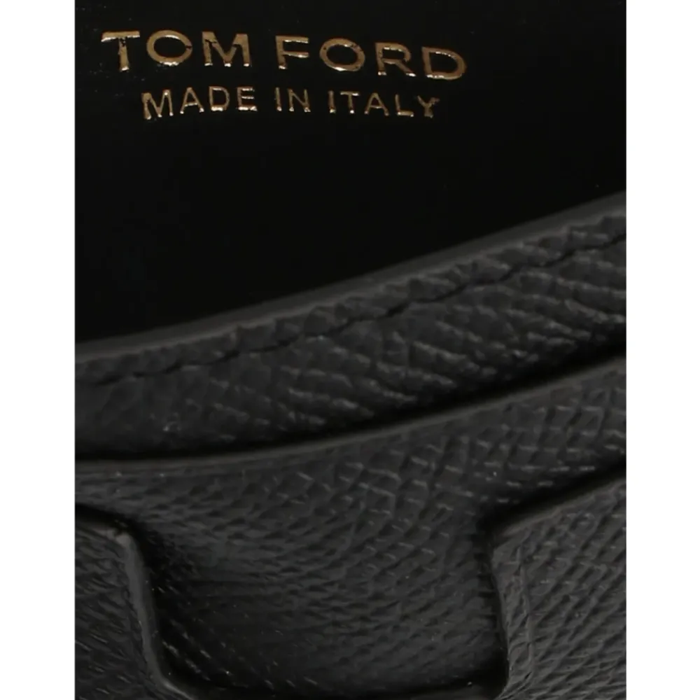 Heren Tom Ford Logo Detail Leren Kaarthouder