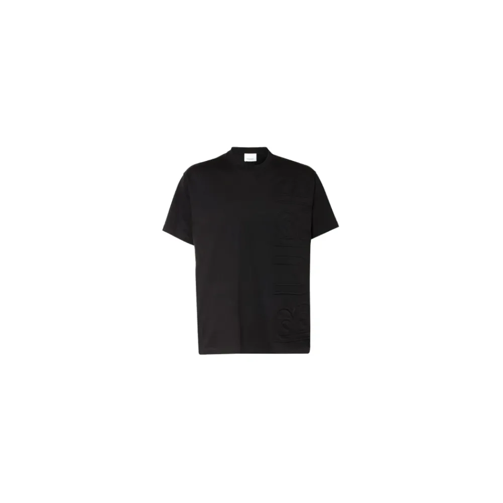 Heren Burberry Logo Embossed T-Shirt