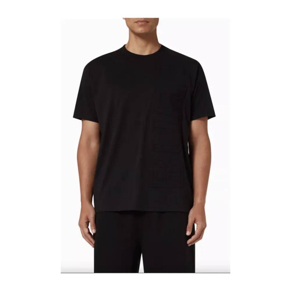 Heren Burberry Logo Embossed T-Shirt