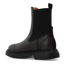 DAMES Ganni Logo Enkellaarsjes