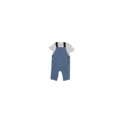 Tommy Hilfiger Logo Front Overalls met T-shirt