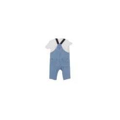 Tommy Hilfiger Logo Front Overalls met T-shirt