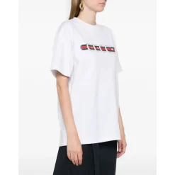 DAMES Gucci Shirts^Logo Katoenen T-shirt