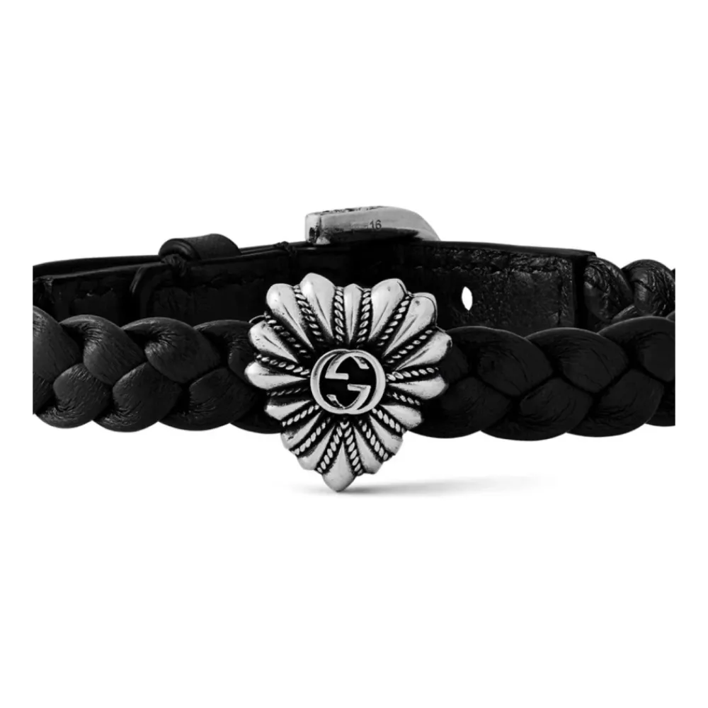 DAMES Gucci Logo Leren Ketting Armband