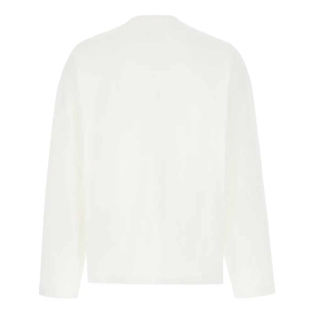 Heren Jil Sander Logo Longsleeve T-shirt