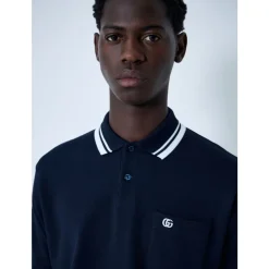 Heren Gucci Logo Motif Polo Shirt
