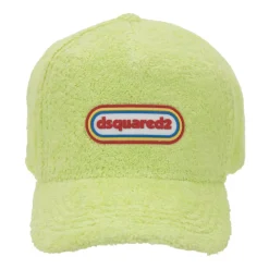 Heren Dsquared2 Logo Patch Katoenen Baseball Cap