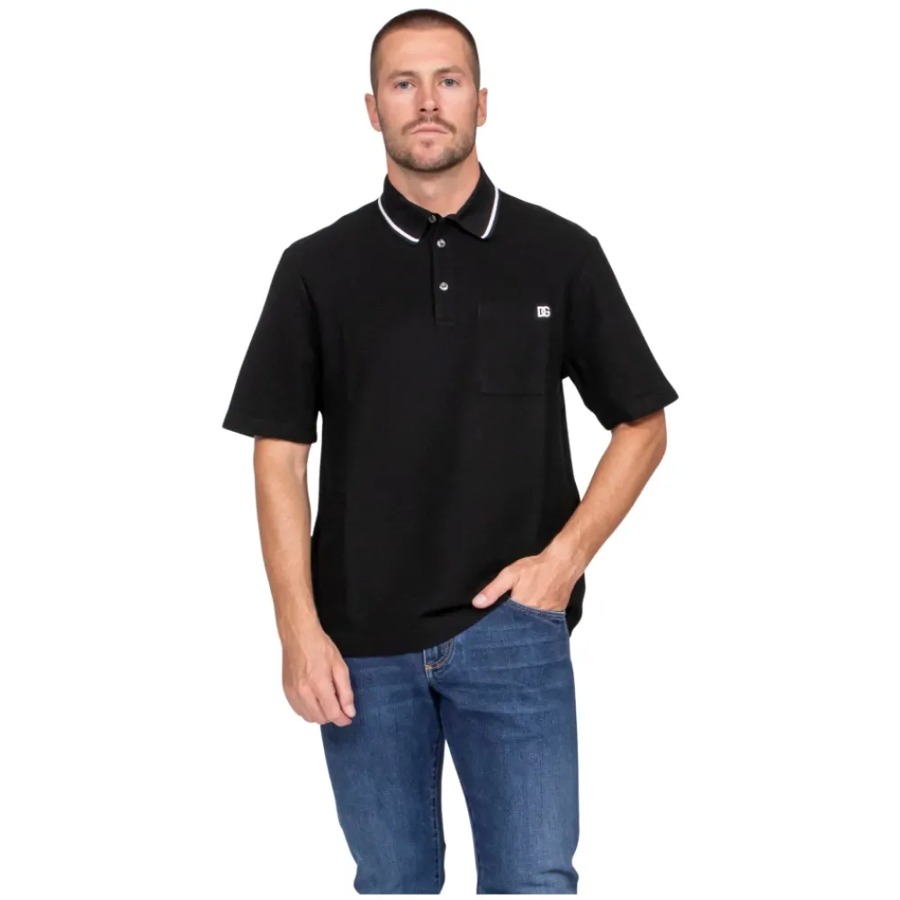 Heren Dolce & Gabbana Shirts^Logo Pocket Polo