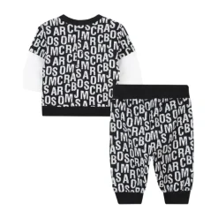 Marc Jacobs Logo Print Crewneck Katoen Jumpsuit