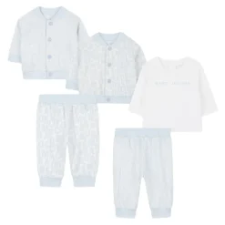 Marc Jacobs Logo Print Kleding Set Clear Blue