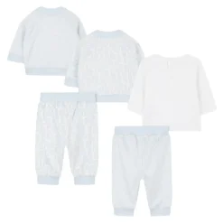 Marc Jacobs Logo Print Kleding Set Clear Blue