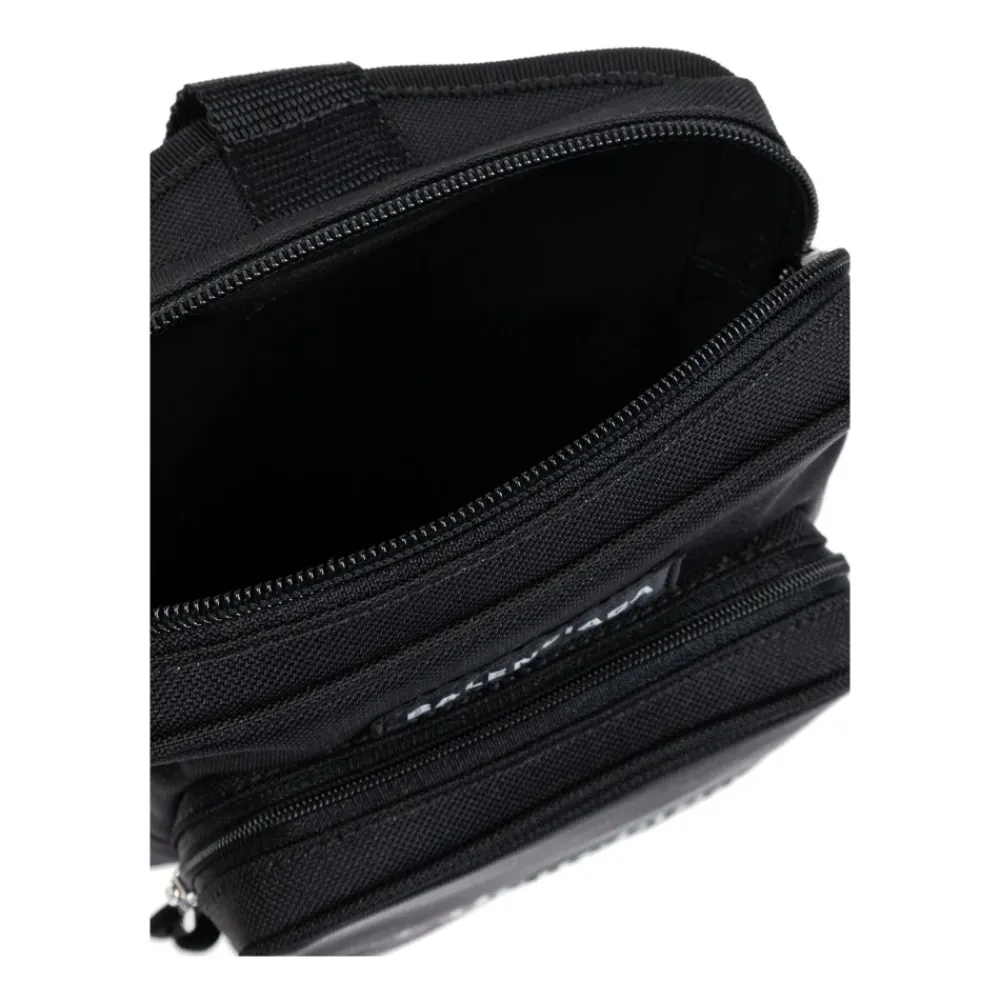 Heren Balenciaga Tassen^Logo Print Schoudertas