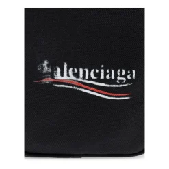 Heren Balenciaga Tassen^Logo Print Schoudertas