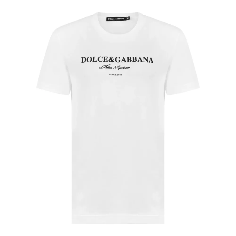 Heren Dolce & Gabbana Shirts^Logo Print T-Shirt