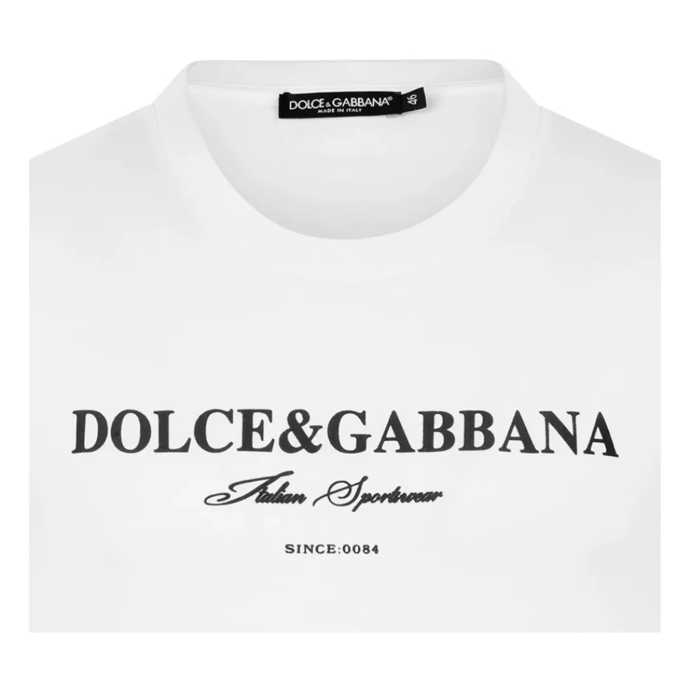 Heren Dolce & Gabbana Shirts^Logo Print T-Shirt