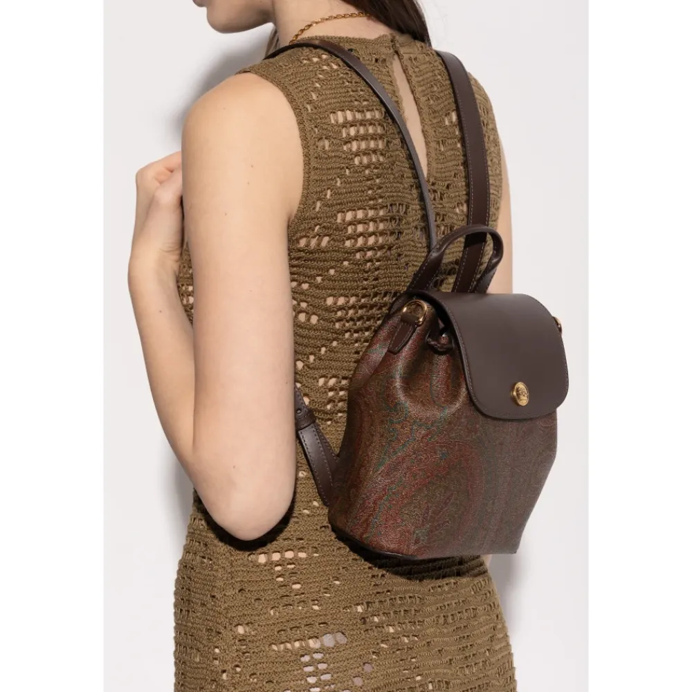 DAMES Etro Rugzakken^Logo Rugzak