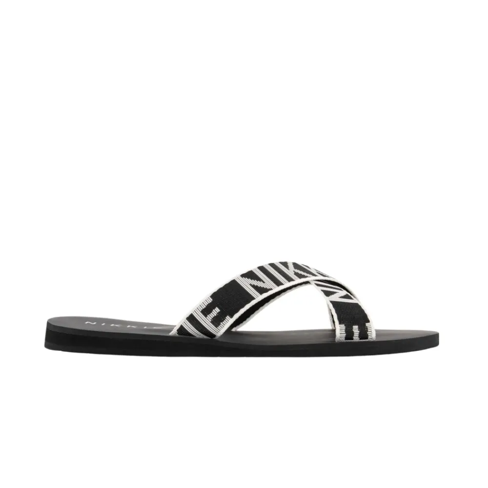 DAMES NIKKIE Logo Sandalen in Wiona Stijl