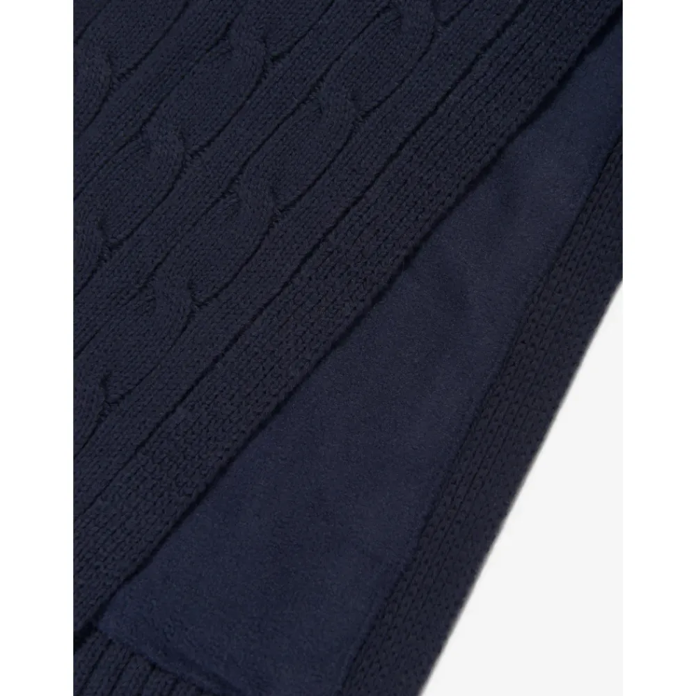 Ralph Lauren Logo Sjaal in Marine