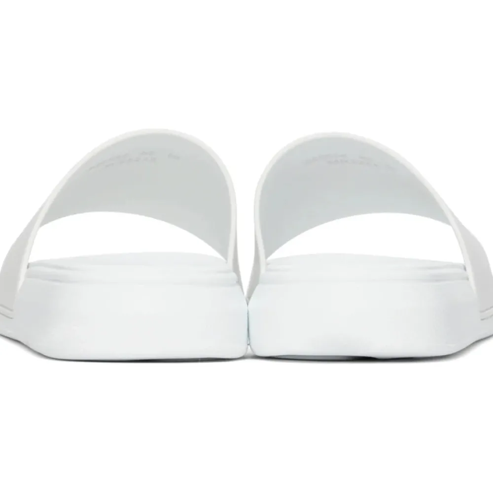 DAMES Alexander McQueen Slippers^Logo Slides