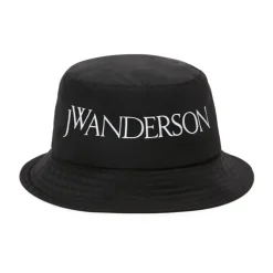 DAMES JW Anderson Hoeden^Logo-Geborduurde Bucket Hat