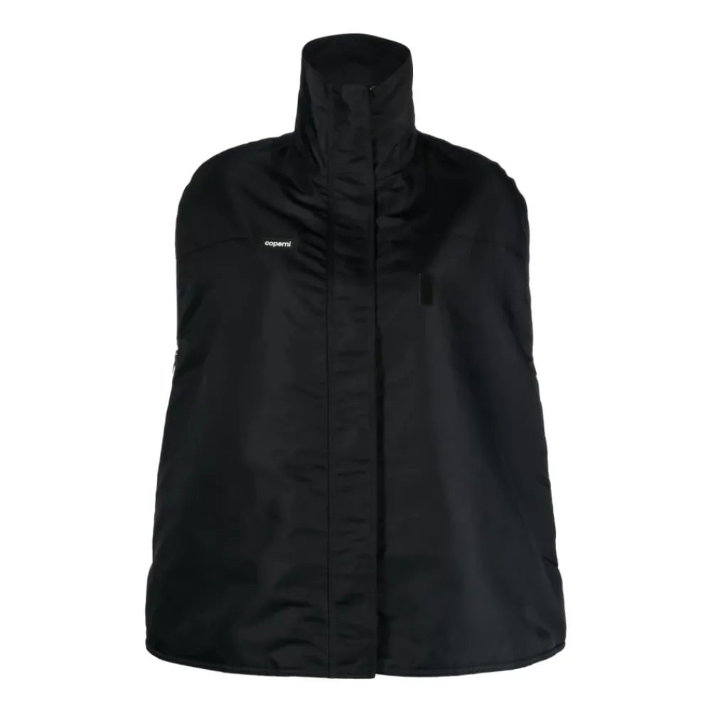 Coperni Outdoorjassen^Logo-Patch Bomber Cape