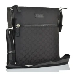 Heren Gucci Tassen^Logo-Patch Messenger Bag