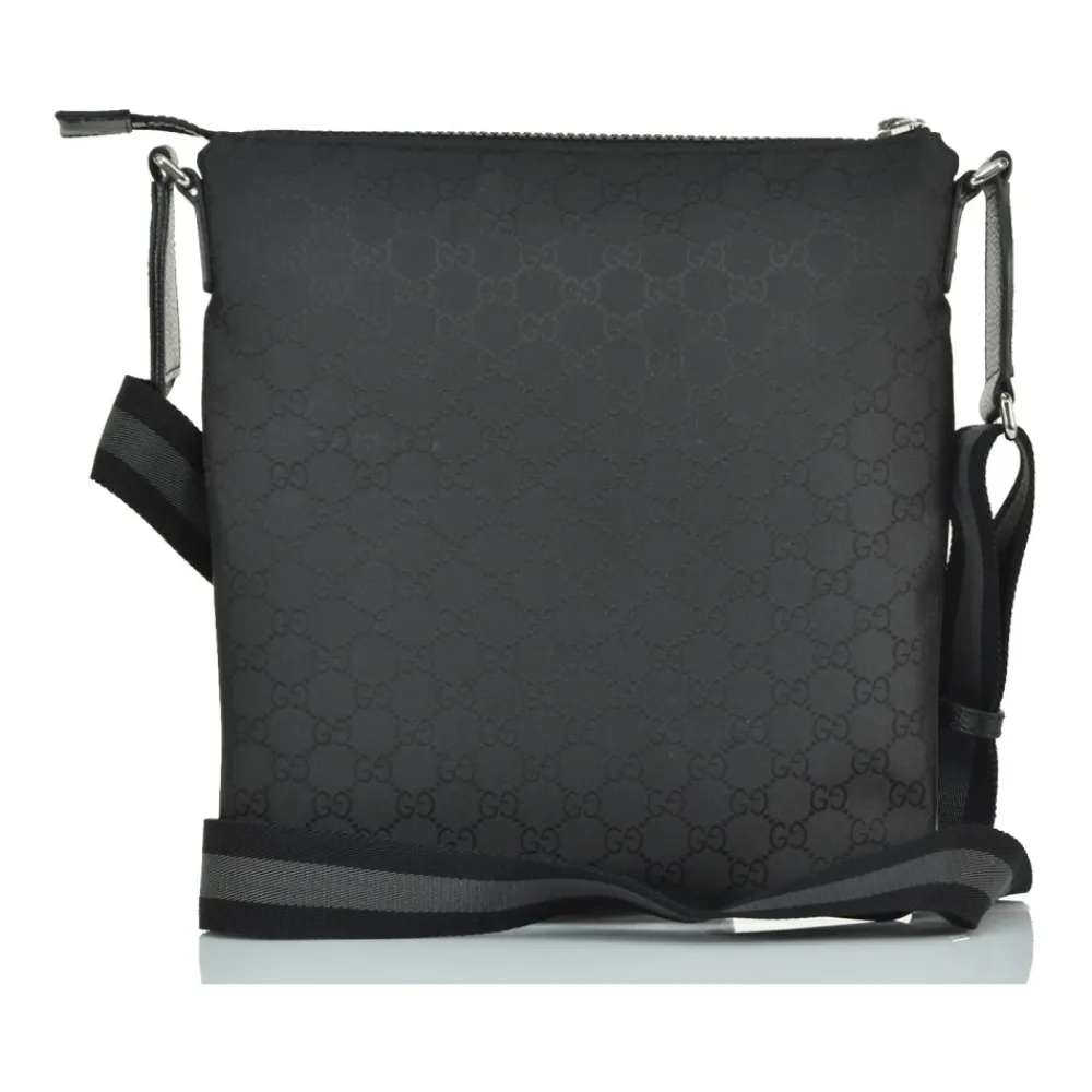 Heren Gucci Tassen^Logo-Patch Messenger Bag