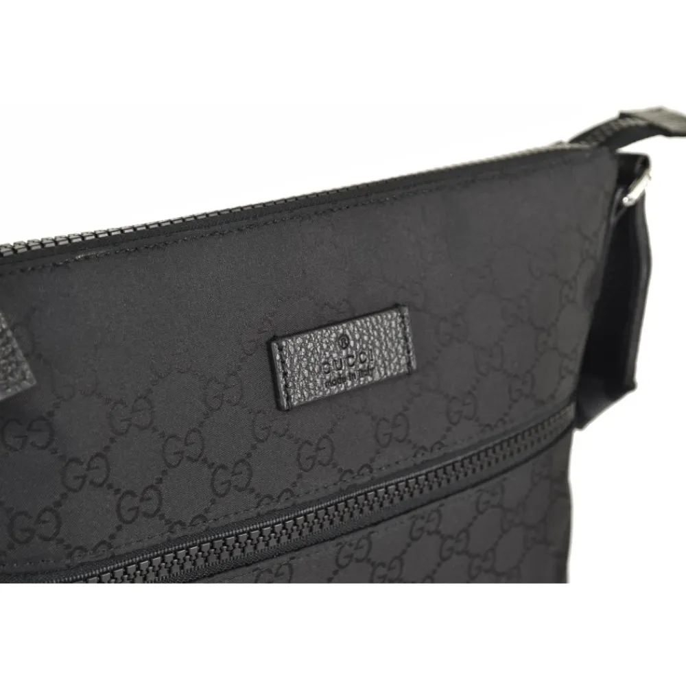 Heren Gucci Tassen^Logo-Patch Messenger Bag