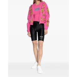 Versace Jeans Couture Logo-Print Shorts met Elastische Tailleband