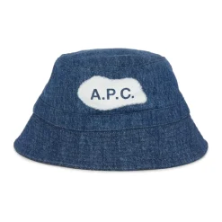 DAMES A.P.C. Logo-Printed Dropped Narrow Brim Bucket Hat