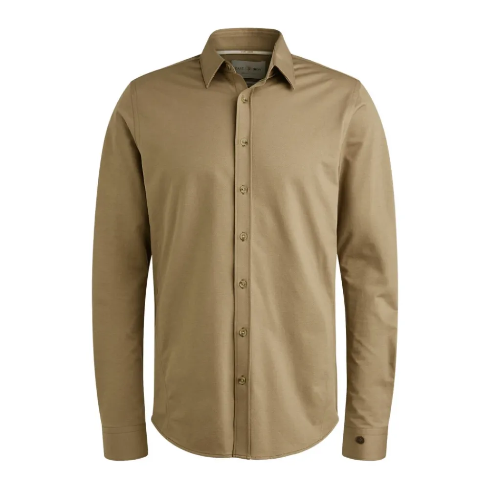 Heren Cast Iron Long Sleeve Shirt Twill Jersey 2 t