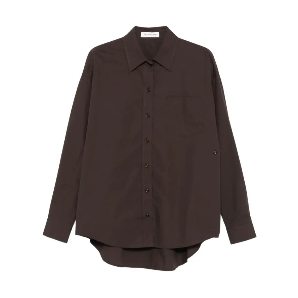 DAMES The Frankie Shop Long-Sleeve Button Shirt