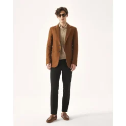 Heren Kazar Instappers & Slip Ons^Luchtige leren mocassins met perforaties