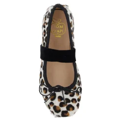 Pom D'Api Luipaard Ballet Flats Multicolor Verstelbare Band