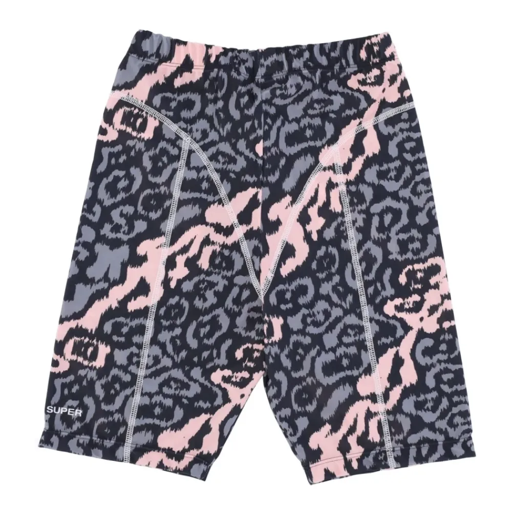 VISION OF SUPER Luipaard Fietsbroek Roze/Grijs