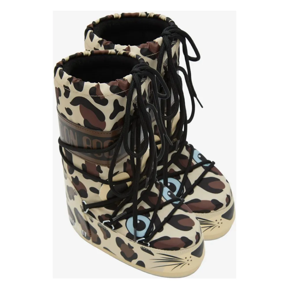 Moon Boot Laarzen^Luipaard Nylon Hoge Laarzen