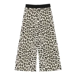 Twinset Luipaardbroek met zijstrepen