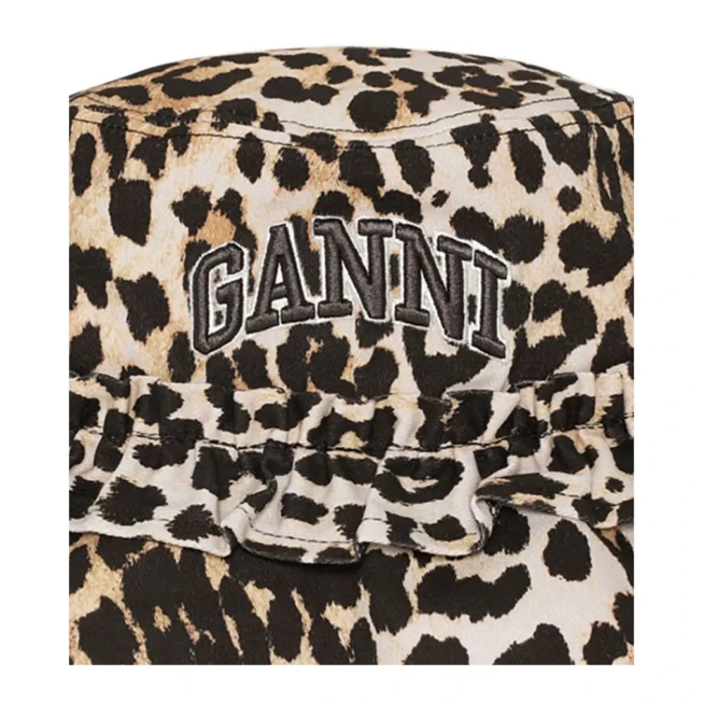 DAMES Ganni Hoeden^Luipaardprint e Hoed