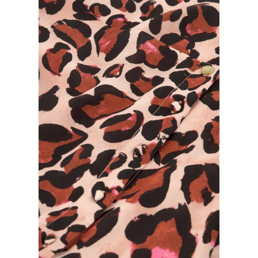 DAMES FABIENNE CHAPOT Luipaardprint Maxi Rok