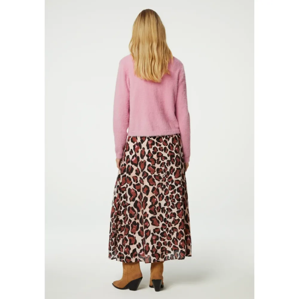 DAMES FABIENNE CHAPOT Luipaardprint Maxi Rok