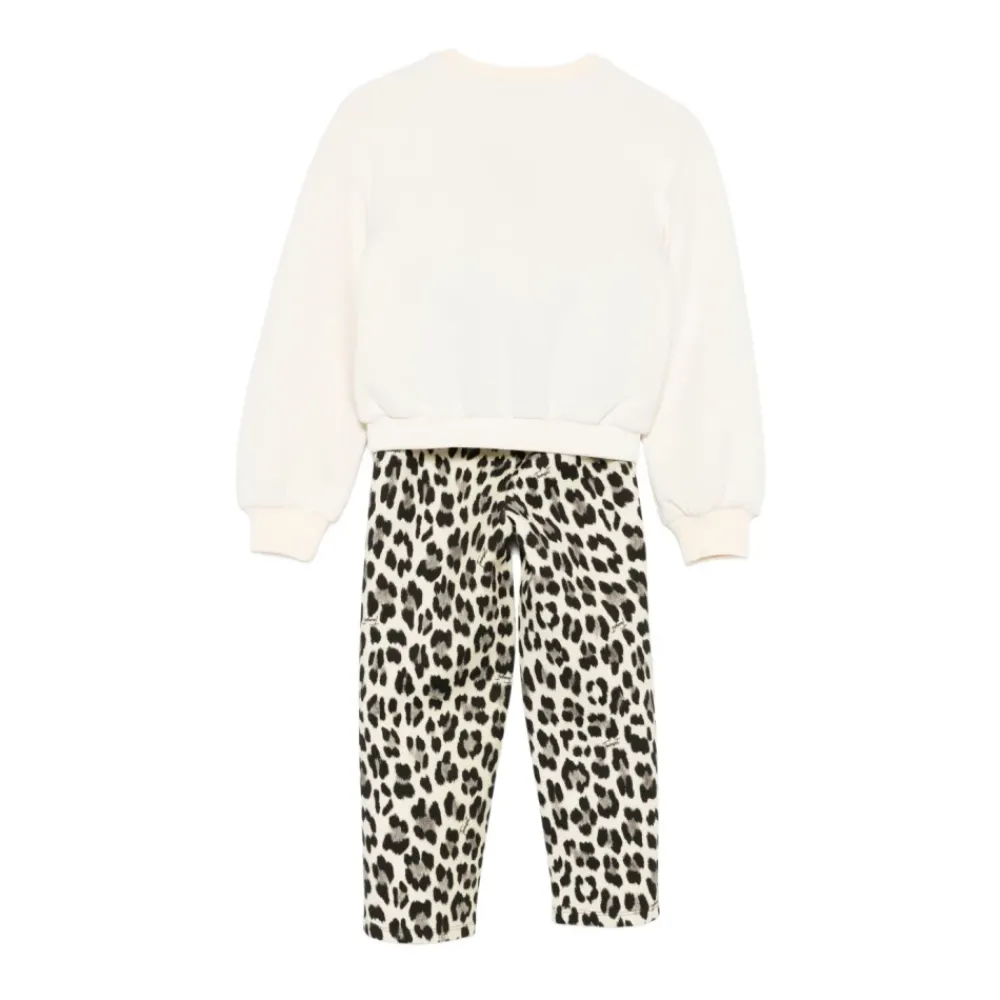 Twinset Luipaardprint Meisjes Trainingspak Jurk