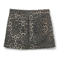 DAMES Sofie Schnoor Luipaardprint Rok met Zakken