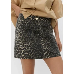 DAMES Sofie Schnoor Luipaardprint Rok met Zakken